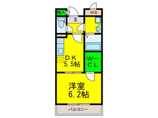 レフィナード　ナノの物件間取画像